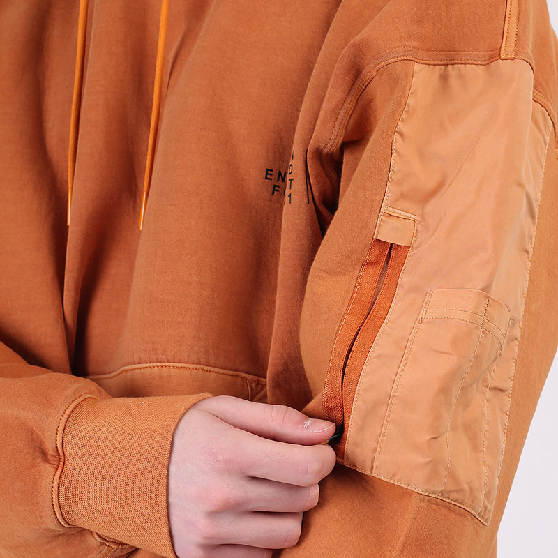 мужская оранжевая толстовка Jordan 23 Engineered Washed Fleece Hoodie CV2766-875 - цена, описание, фото 4